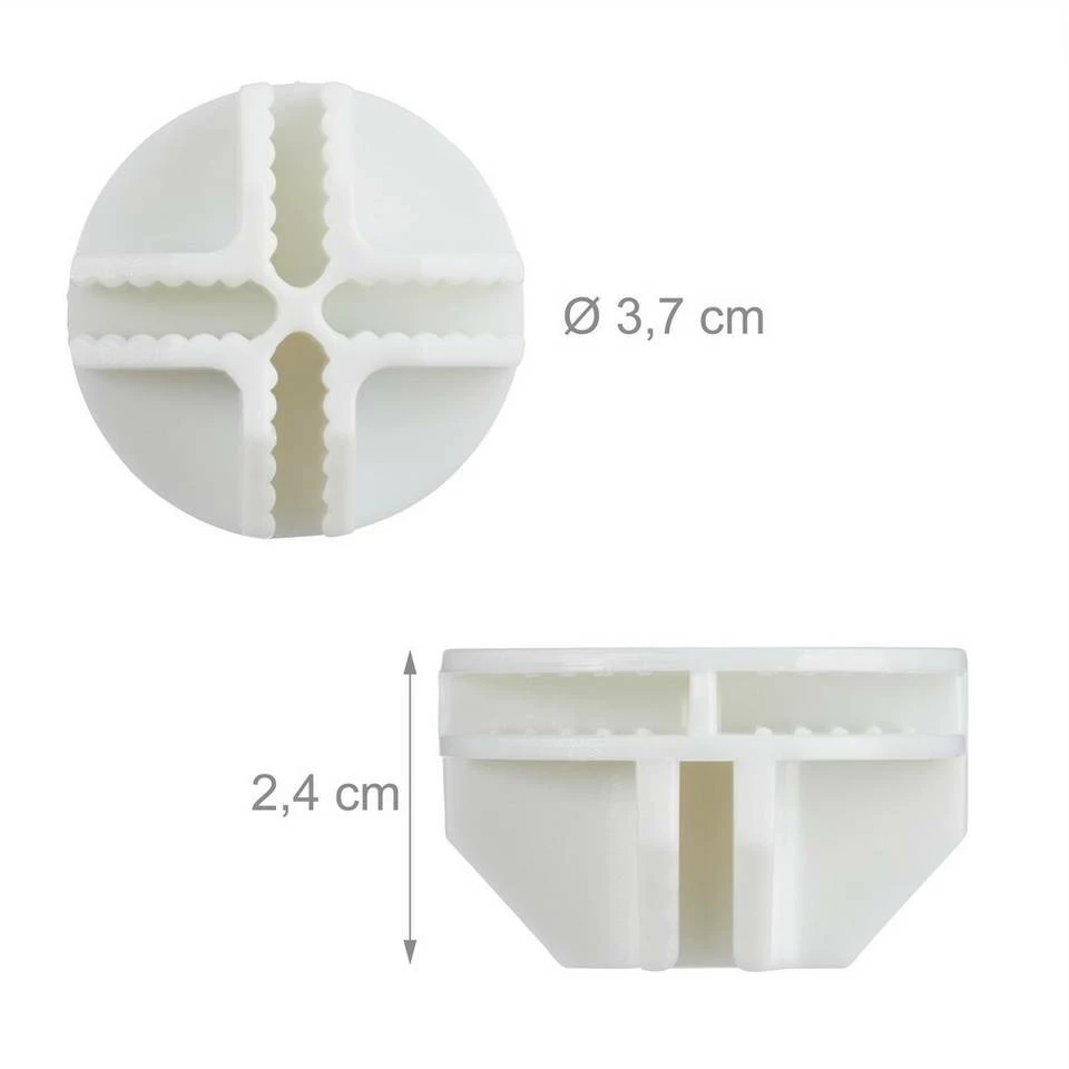 relaxdays Steckregal »320x Verbindungsstück Steckregal weiß« – Bild 4