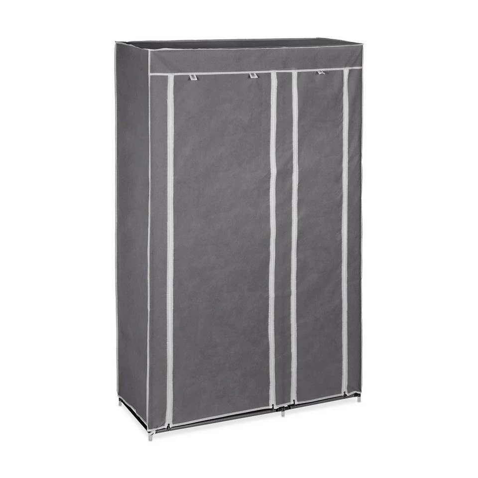 relaxdays Kleiderschrank »3 x Stoffschrank Kleiderstange grau« – Bild 10