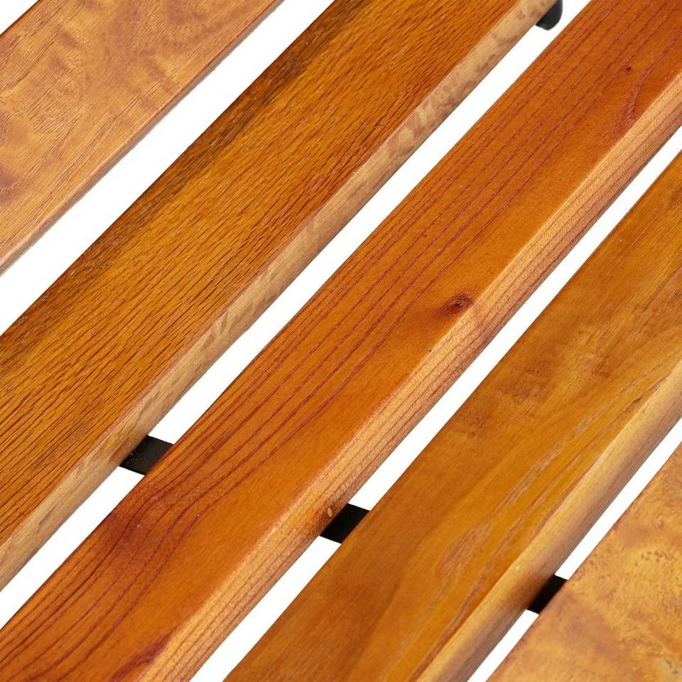 relaxdays Gartenbank »Gartenbank Flechtdesign« – Bild 8