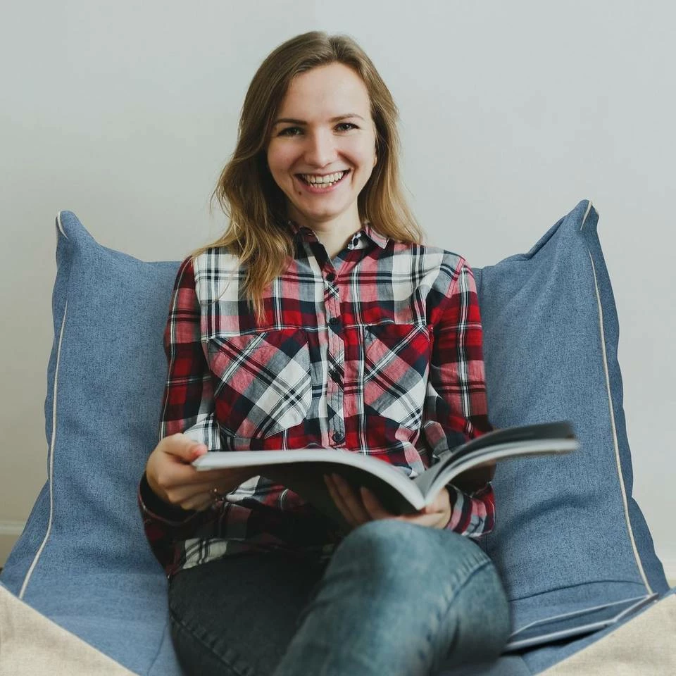 relaxdays Sitzsack »Großer Sitzsack mit Lehne« – Bild 3