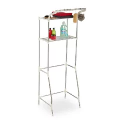 relaxdays Waschmaschinenumbauschrank »Ausziehbares Waschmaschinenregal Metall«