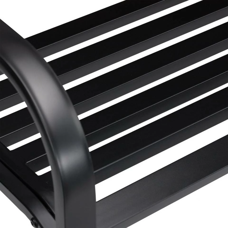 relaxdays Gartenbank »Gartenbank mit Fleur de Lis Motiv« – Bild 8