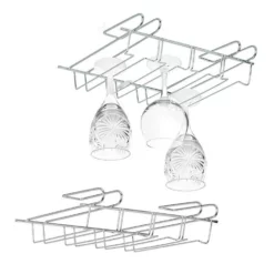 relaxdays Gläserhalter »2 x Weinglashalter Schrankeinsatz«