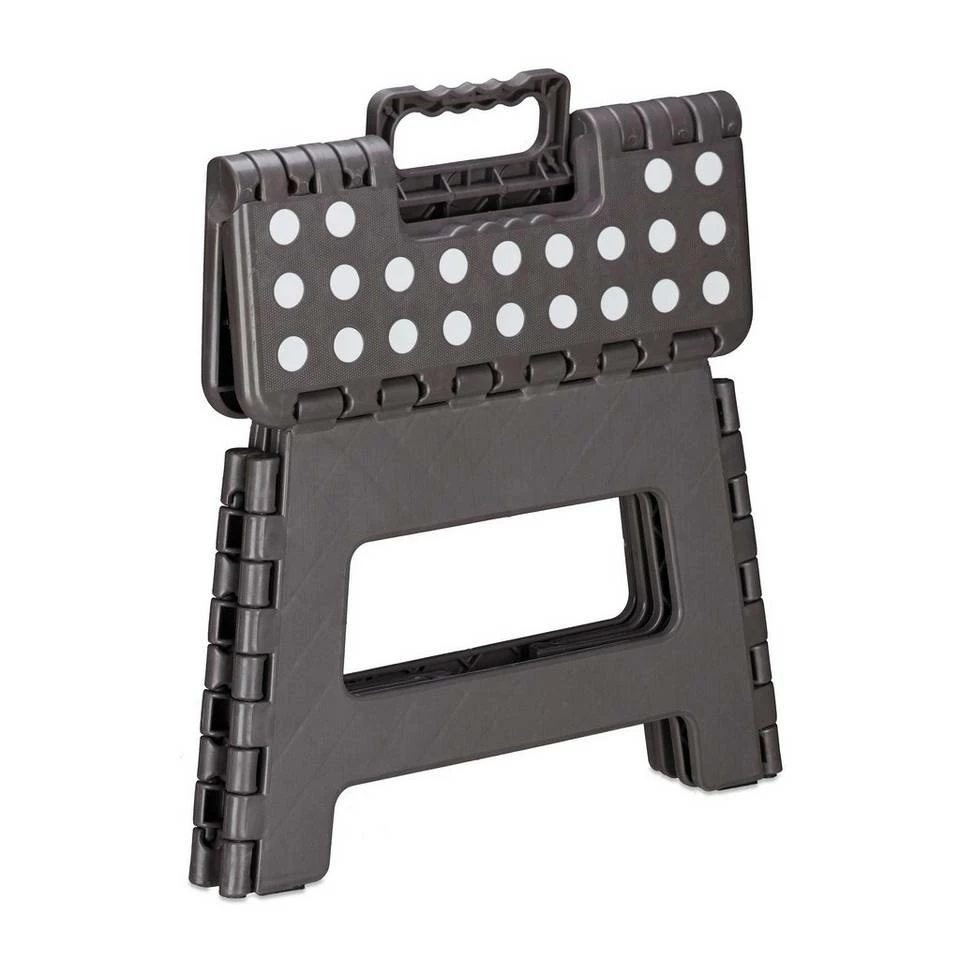 relaxdays Tritthocker »4 x Klapphocker faltbar M dunkelgrau« – Bild 9