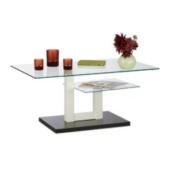 relaxdays Couchtisch »Couchtisch Glas«