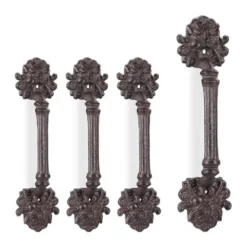 relaxdays Möbelgriff »4 x Möbelgriff Vintage braun«