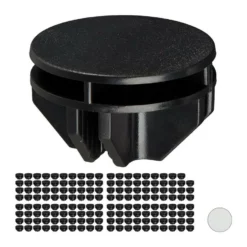 relaxdays Steckregal »160x Verbindungsstück Steckregal schwarz«