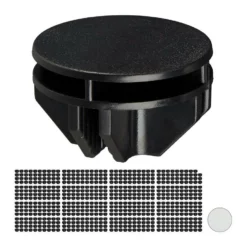 relaxdays Steckregal »640x Verbindungsstück Steckregal schwarz«