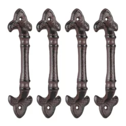 relaxdays Möbelgriff »4 x Möbelgriff Vintage braun«