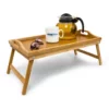 relaxdays Tabletttisch »Bambus Betttablett«
