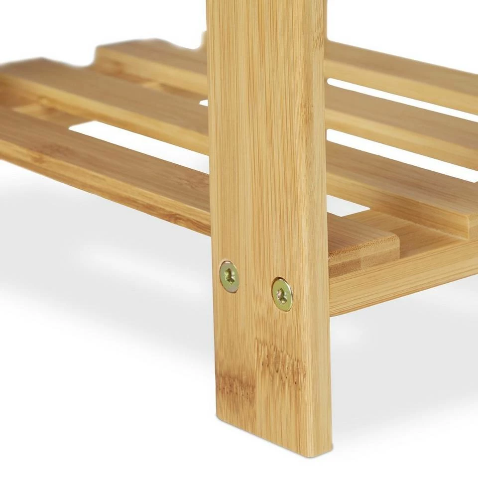 relaxdays Fußhocker »Kleine Fußbank aus Bambus« – Bild 7