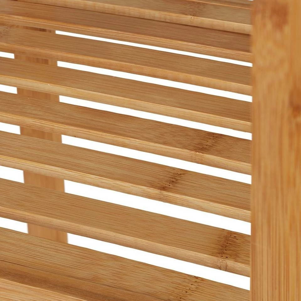 relaxdays Badmöbel-Set »Badregal Bambus mit 5 Ablagen« – Bild 7