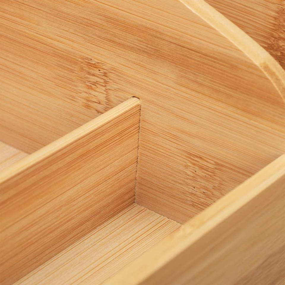 relaxdays Schreibtischaufsatz »Schreibtisch Organizer aus Bambus« – Bild 8