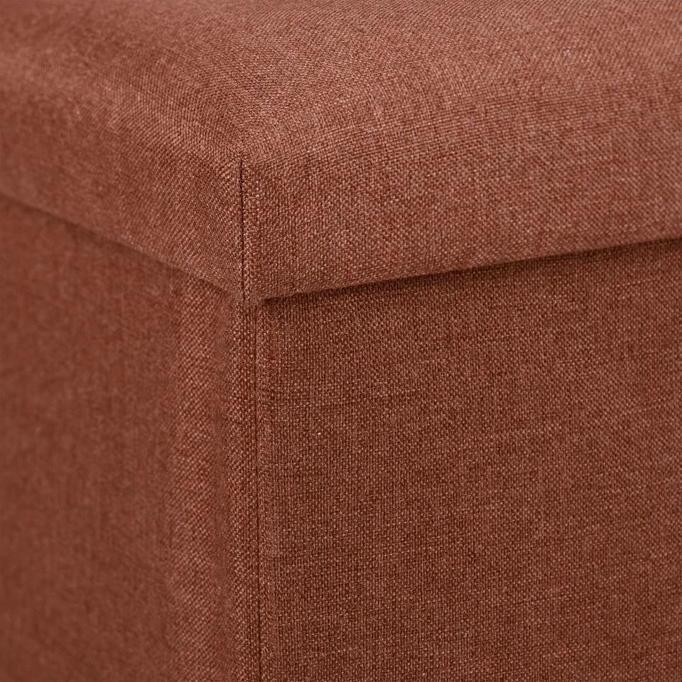 relaxdays Sitzhocker »Sitzhocker mit Stauraum«, Braun Grau, Anthrazit, Weiß – Bild 7