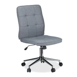 relaxdays Drehstuhl »Bürostuhl Drehstuhl«, Grau Grau Silber Schwarz, Schwarz Silber, Weiß Silber Schwarz