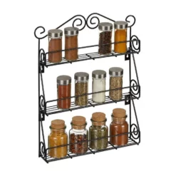 relaxdays Gewürzregal »Hängendes Gewürzregal«