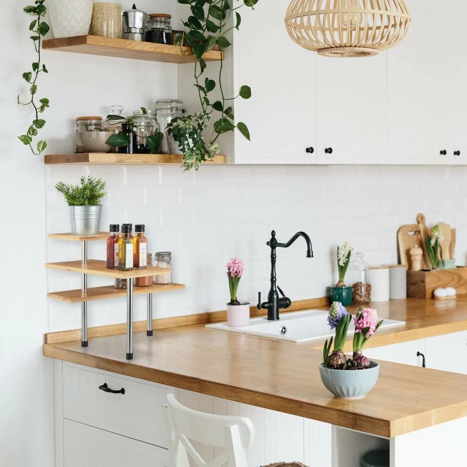 relaxdays Aufsatzregal »Eckregal für die Küche« – Bild 5