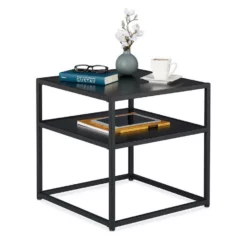 relaxdays Beistelltisch »Beistelltisch schwarz«