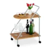 relaxdays Servierwagen »Servierwagen mit 2 Etagen«