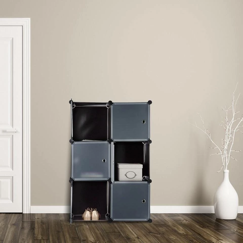 relaxdays Steckregal »320x Verbindungsstück Steckregal schwarz« – Bild 5