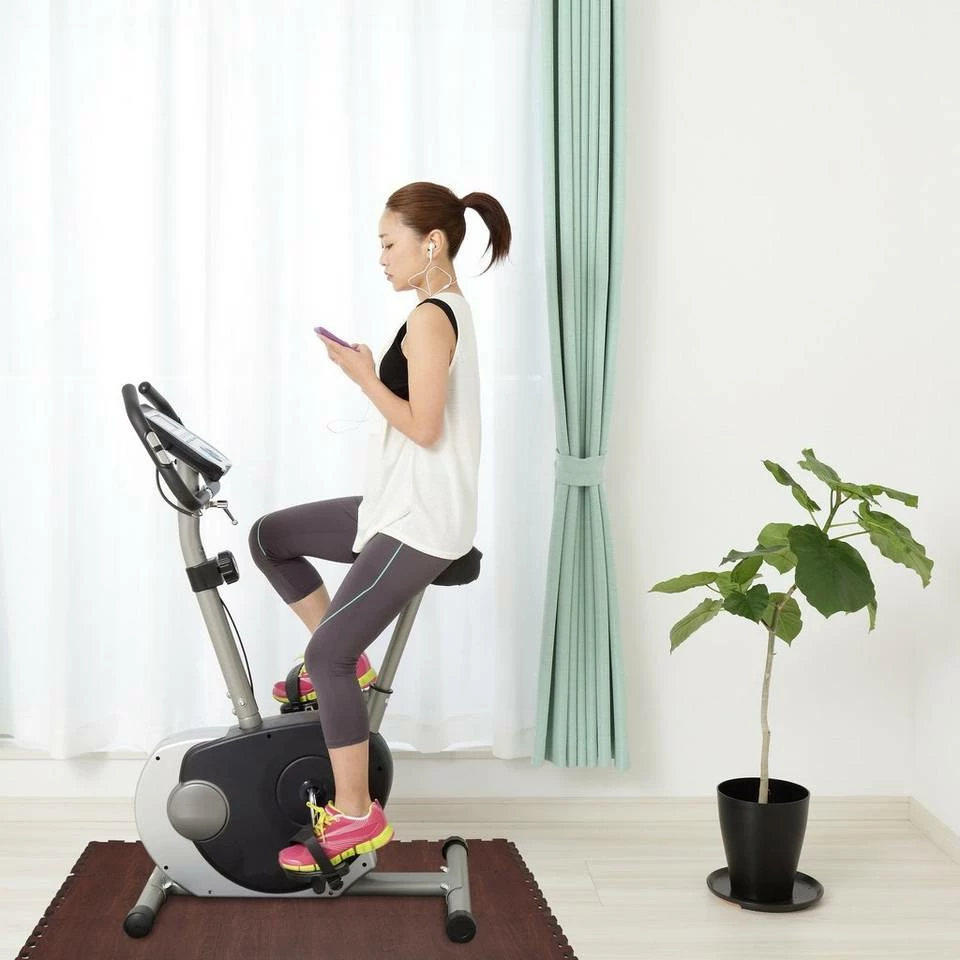 relaxdays Bodenschutzmatte »Bodenschutzmatte in Holzoptik 9er Set«, Dunkelbraun Weiß, Hellbraun – Bild 5