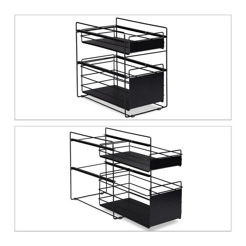 relaxdays Mehrzweckregal »Schubladenregal mit 2 Körben« – Bild 6