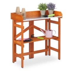 relaxdays Pflanztisch »Pflanztisch Holz«