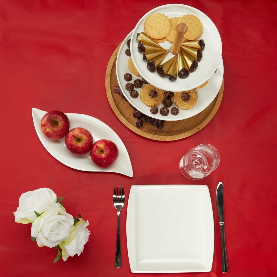 relaxdays Bierzeltgarnitur »6x Bierzeltgarnitur Auflage rot« – Bild 3