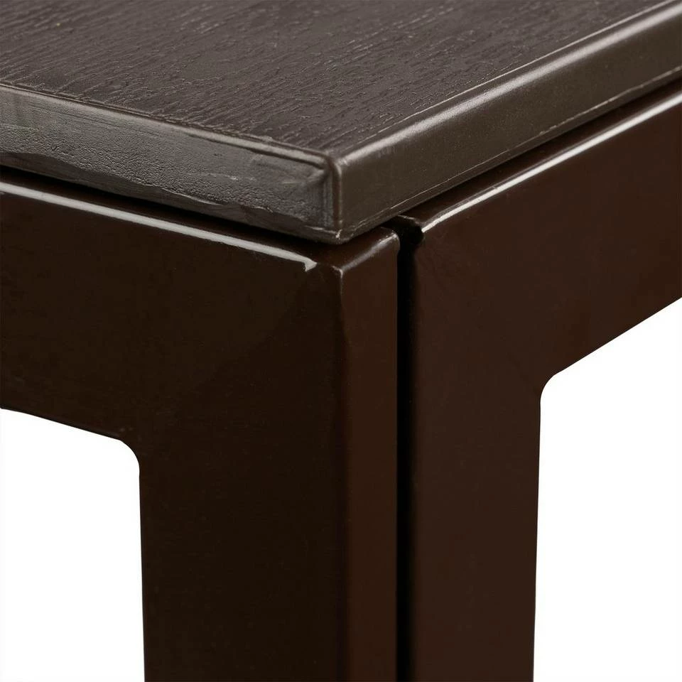 relaxdays Gartentisch »Rechteckiger Gartentisch Holzoptik« – Bild 7