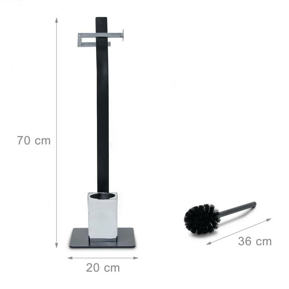 relaxdays Badezimmer-Set »WC Garnitur GRAO« – Bild 4