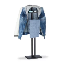 relaxdays Herrendiener »Stummer Diener schwarz«