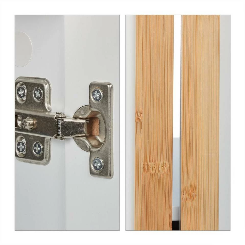 relaxdays Waschbeckenunterschrank »Weißer Waschbeckenunterschrank« – Bild 7