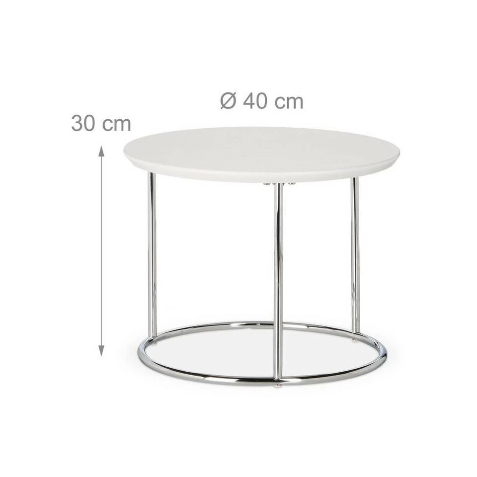 relaxdays Beistelltisch »Beistelltisch 2er Set Satztisch« – Bild 3