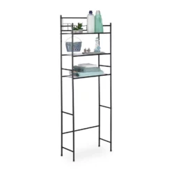 relaxdays Waschmaschinenumbauschrank »Überbauregal Metall 3 Ablagen«