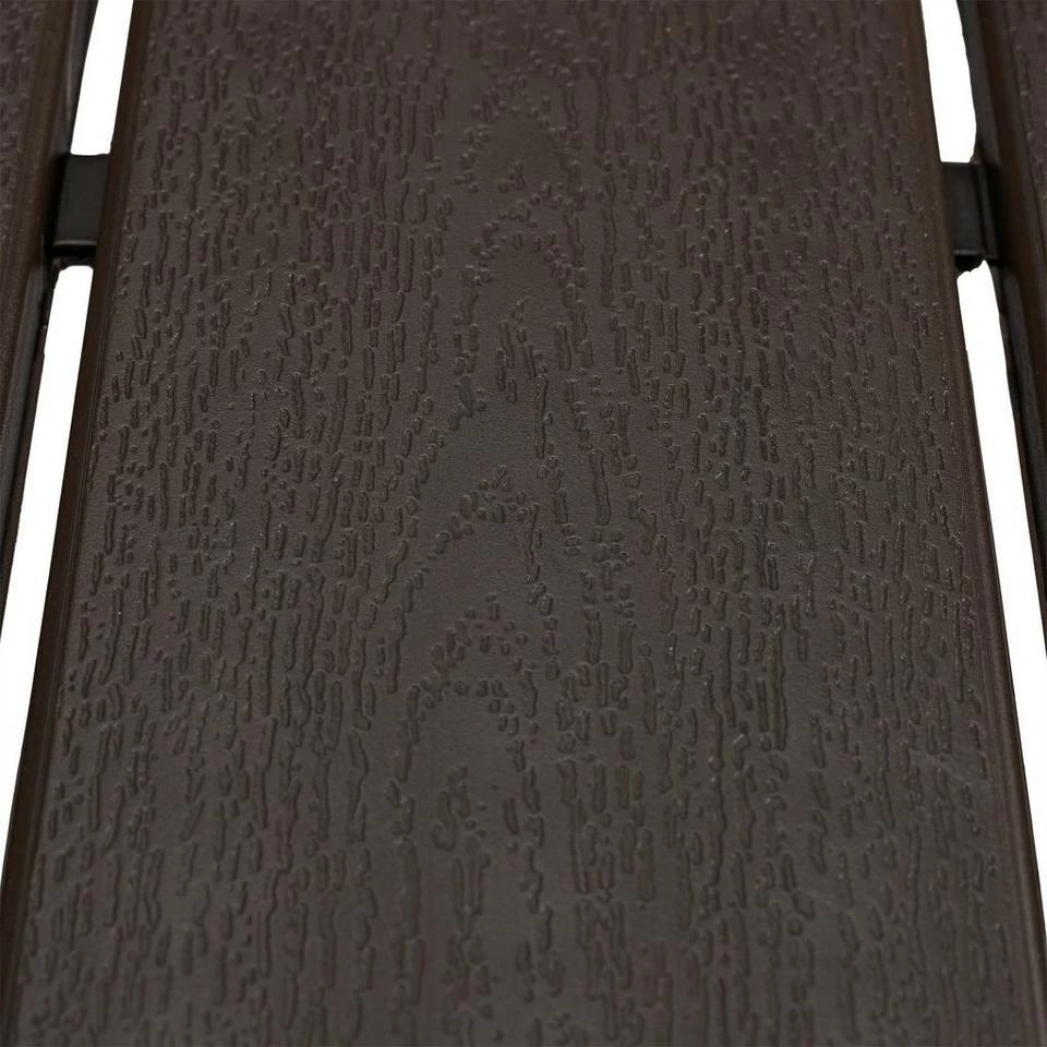 relaxdays Gartentisch »Rechteckiger Gartentisch Holzoptik« – Bild 6