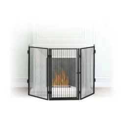 relaxdays Ofenschutzgitter »Kaminschutzgitter Metall«