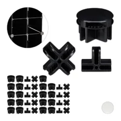 relaxdays Steckregal »40 x Verbindungsstücke Steckregalsysteme«