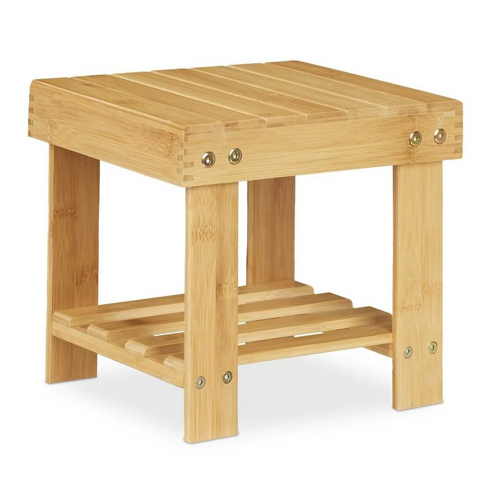 relaxdays Fußhocker »Kleine Fußbank aus Bambus« – Bild 9