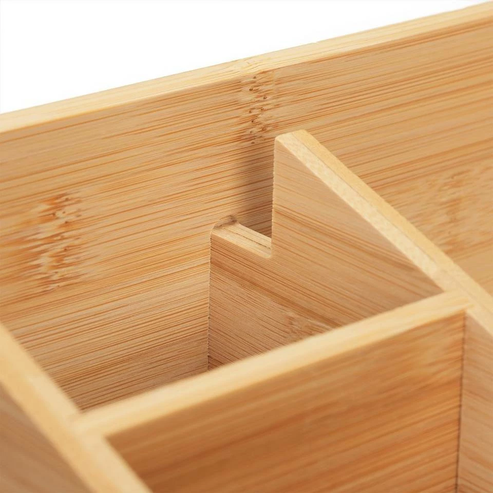 relaxdays Schreibtischaufsatz »Schreibtisch Organizer aus Bambus« – Bild 7