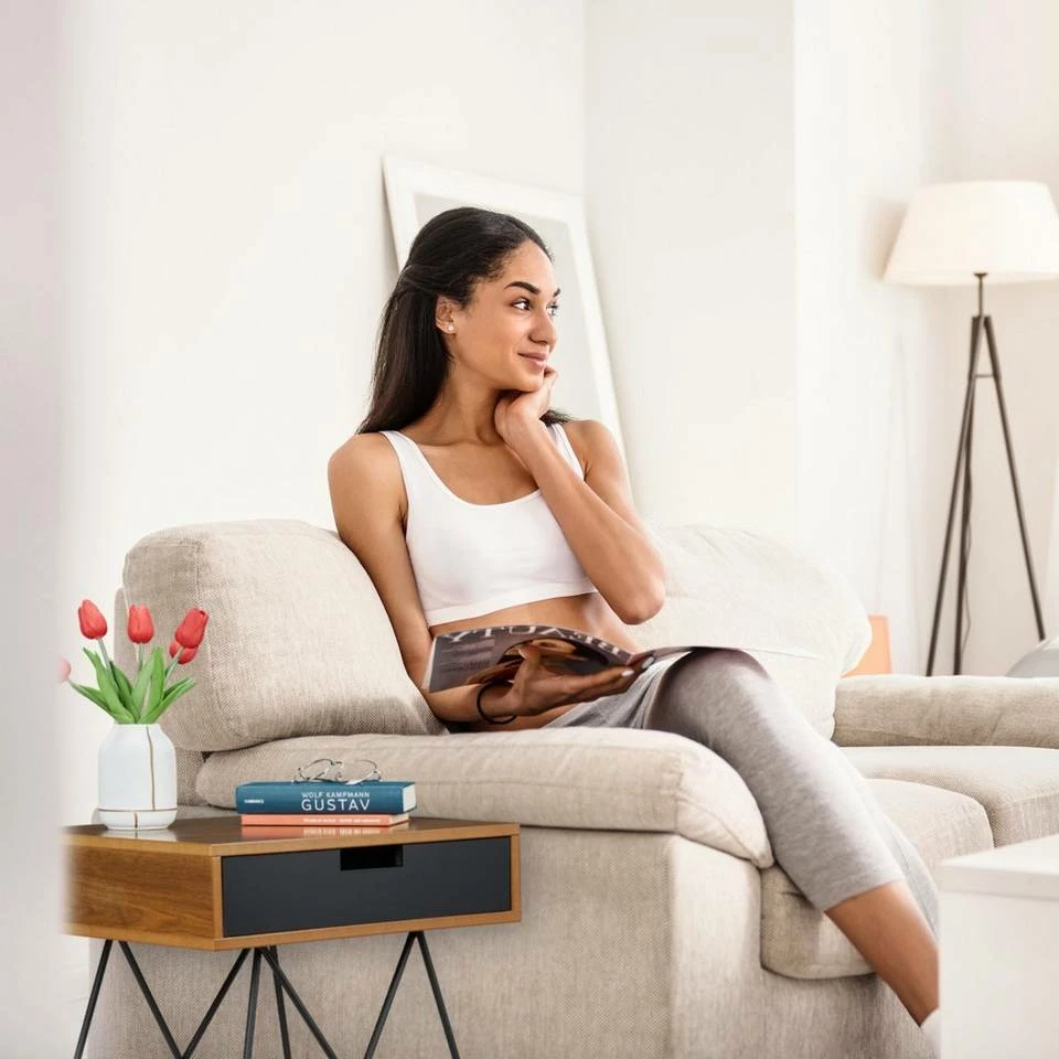 relaxdays Beistelltisch »Beistelltisch mit Schublade« – Bild 3