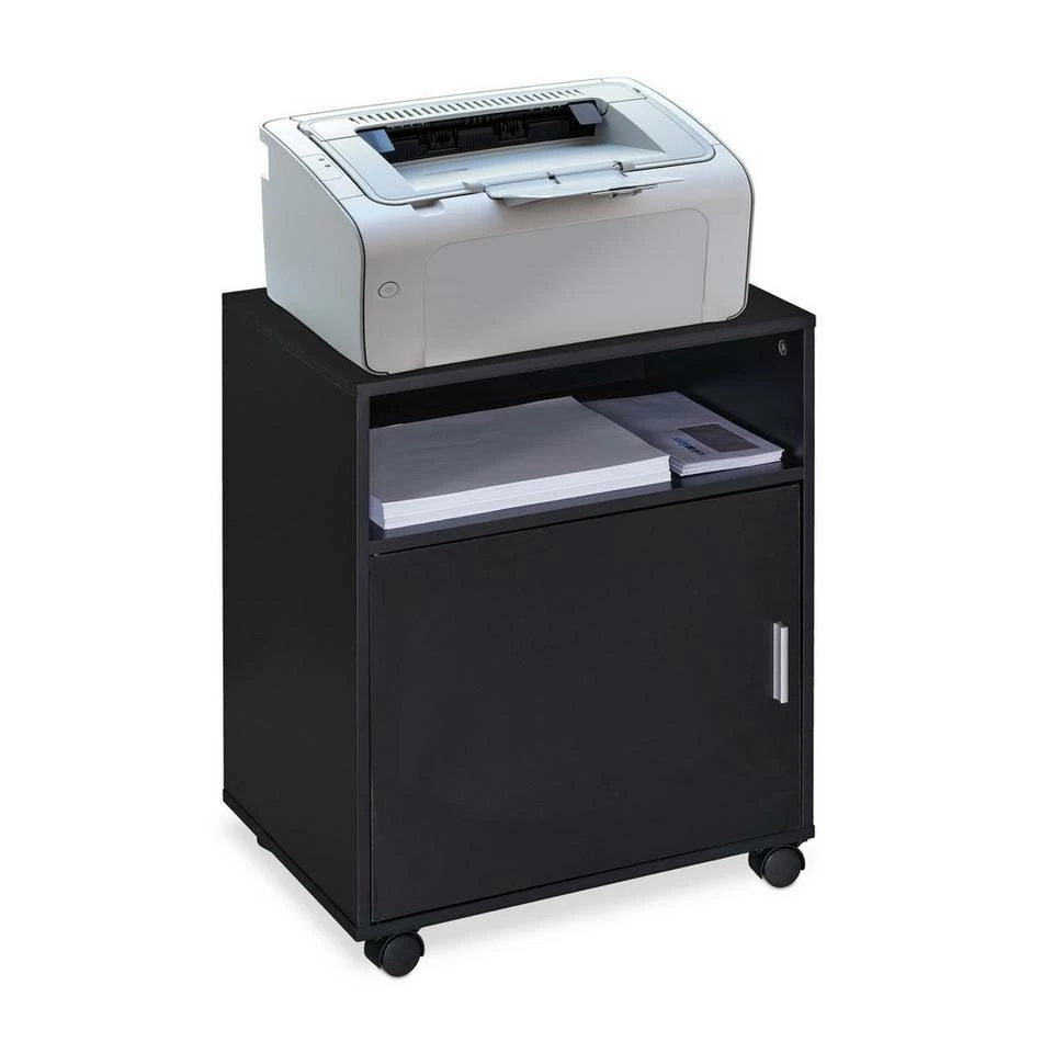 relaxdays Rollcontainer »Rollcontainer mit 3 Fächern«