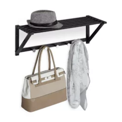 relaxdays Wandgarderobe »Wandgarderobe mit Ablage«