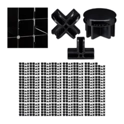 relaxdays Steckregal »640 x Verbindungsstück Regal schwarz«