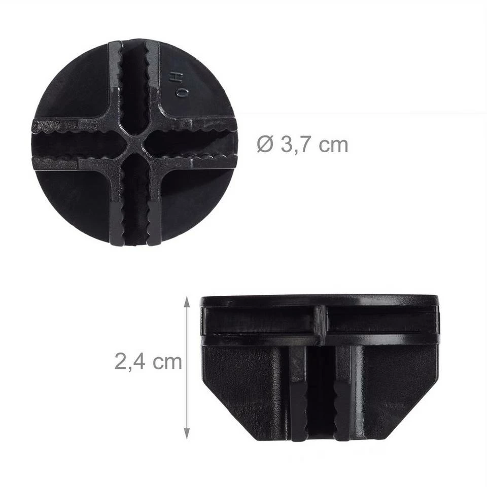 relaxdays Steckregal »320x Verbindungsstück Steckregal schwarz« – Bild 4