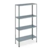 relaxdays Schwerlastregal »Verzinktes Metallregal mit 4 Böden«