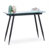 relaxdays Konsolentisch »Konsolentisch Glas & Metall«