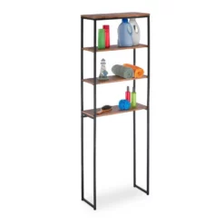 relaxdays Waschmaschinenumbauschrank »Waschmaschinenregal im Industrial Stil«