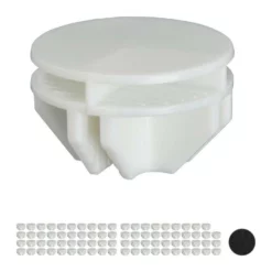 relaxdays Steckregal »80x Verbindungsstück Steckregal weiß«