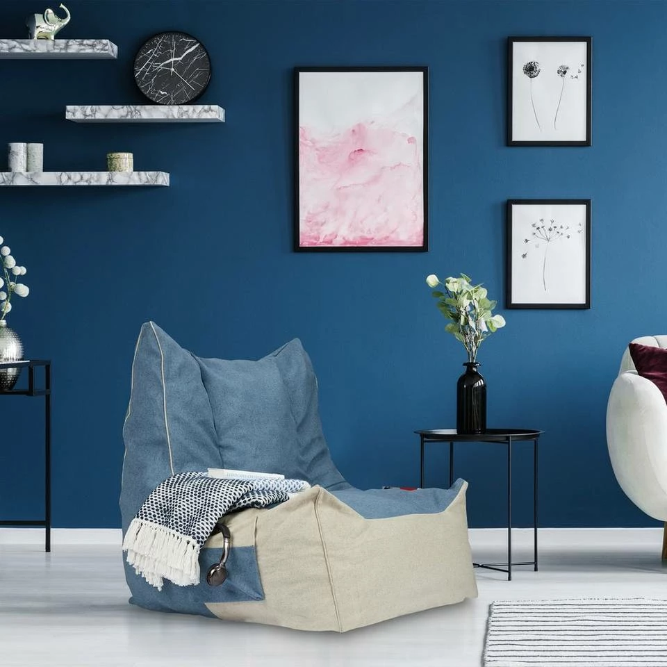 relaxdays Sitzsack »Großer Sitzsack mit Lehne« – Bild 2