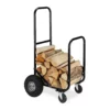 relaxdays Kaminholzregal »Kaminholzwagen mit Reifen und Rollen«, BxTxH:58x52x107.5 cm